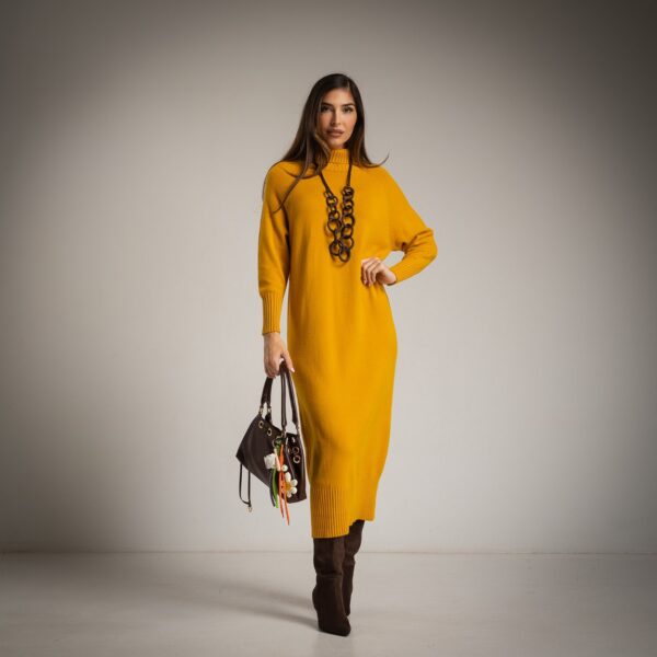 Knit Dress - Ocre