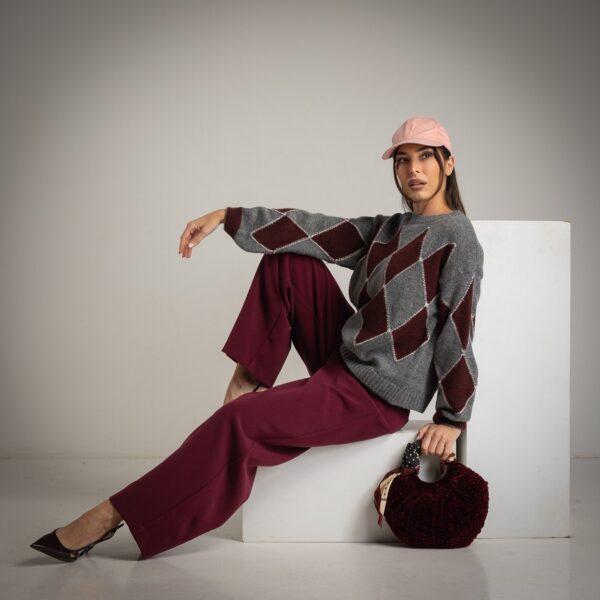 Sweatshirt Rhombus Biarritz - Grey
