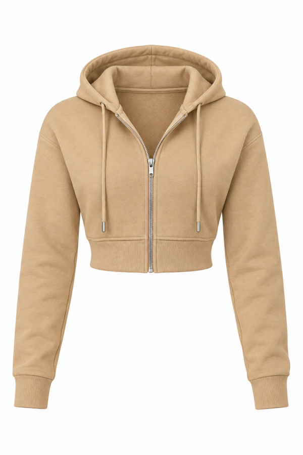 Hooded Crop Cardigan