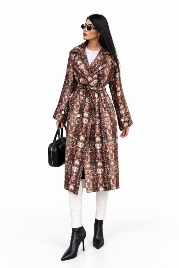 Trenchcoat Double Breasted - Brown