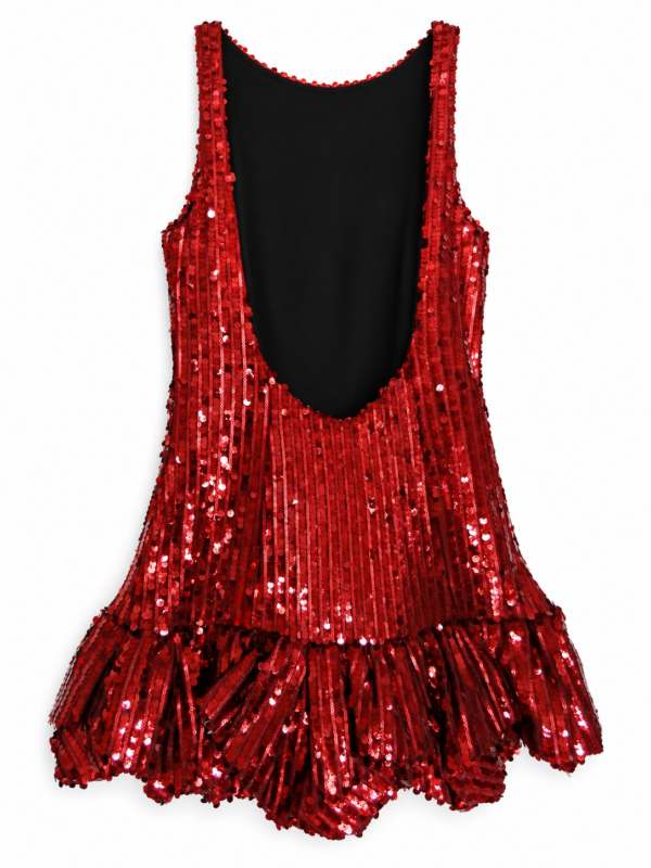 Dress/Short under ruffle paillets -38/40