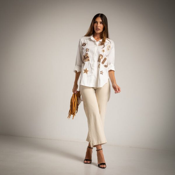 Paris Embroidered Shirt