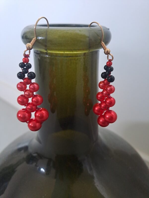 Mine Earrings - red