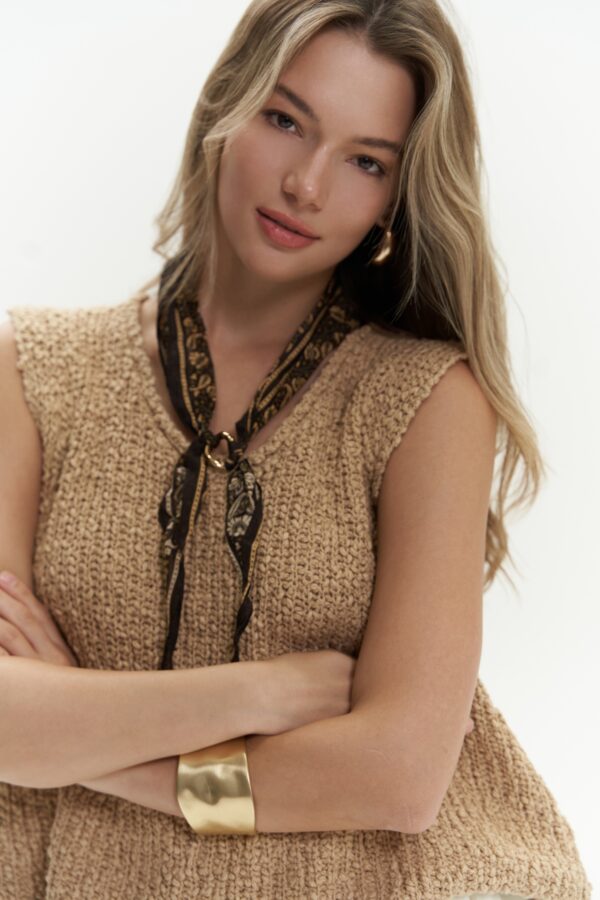 Knitwear Crop - Kaki