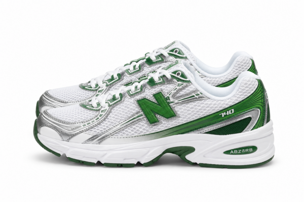 New Balance White Alpine-Green-US 6.0