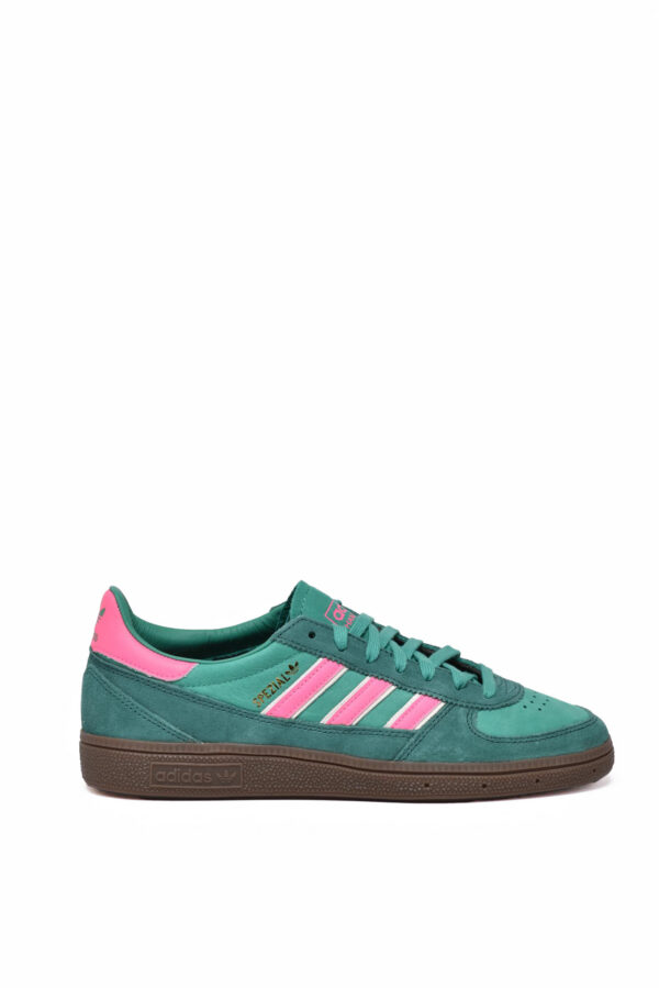 Adidas basket original  vert-rose